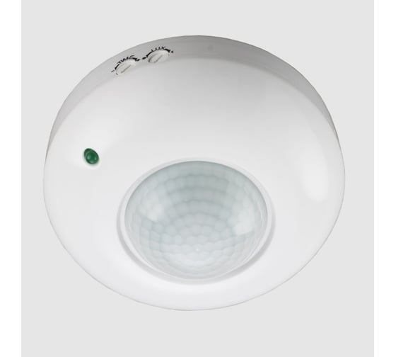 Изображение товара Датчик движения инфракрасный DEKraft ДДИ-101 01 1200Вт 6м 360град. белый 60130DEK