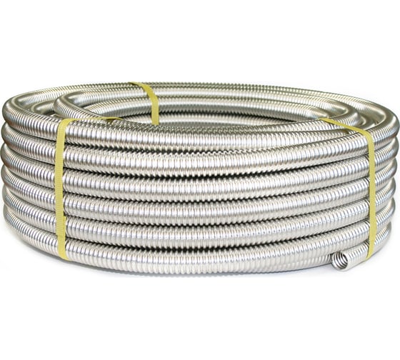 Изображение товара Гофрированная труба из нержавеющей стали Stahlmann SS304 25А, отожженная, 5 м 2217427