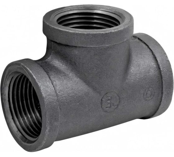 Изображение товара Тройник AV Engineering 1/2", чугун черный AVEC421000012