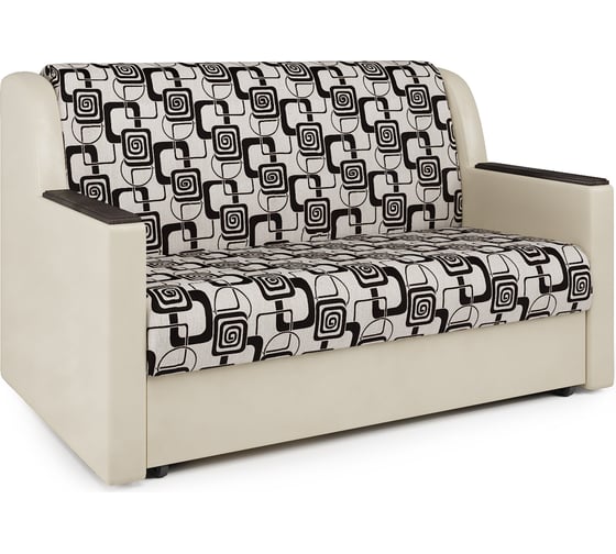 Изображение товара Диван-кровать Шарм Аккорд Д 120 экокожа беж и ромб 33070010