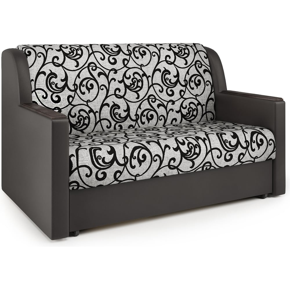 Изображение товара Диван-кровать Шарм Аккорд Д 120 экокожа шоколад в современных интерьере