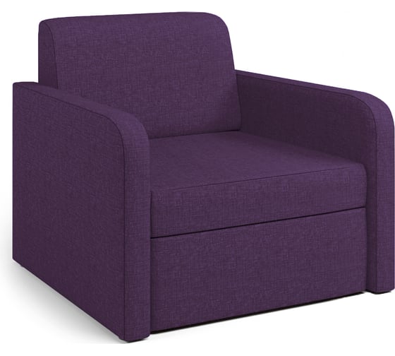 Изображение товара Кресло-кровать Шарм Бит Куба фиолетовый 3108205