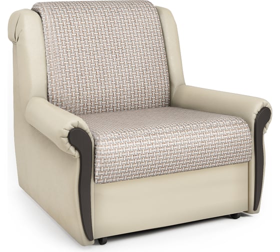 Изображение товара Кресло-кровать Шарм Аккорд М Корфу беж и экокожа беж 33070656