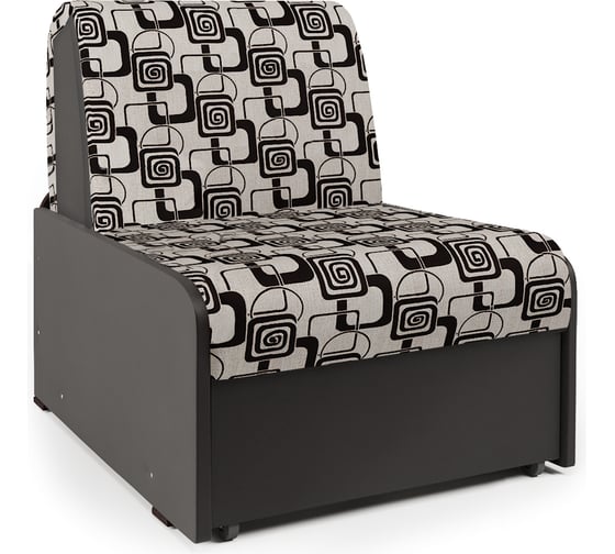 Изображение товара Кресло-кровать Шарм Коломбо БП 60 шенилл ромб и экокожа шоколад 170522229