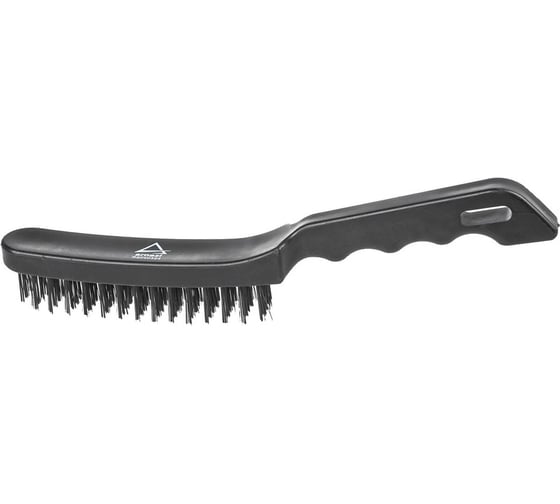 Изображение товара Зачистная металлическая щетка ARNEZI 4-рядная, с пластмассовой ручкой R8040324