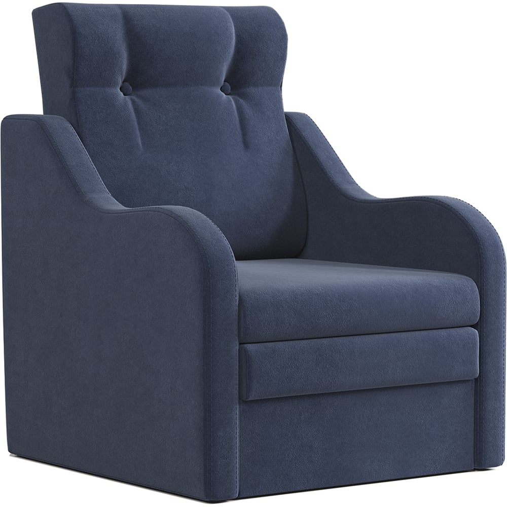 Изображение товара Кресло-кровать Шарм Классика В велюр Ультра миднайт