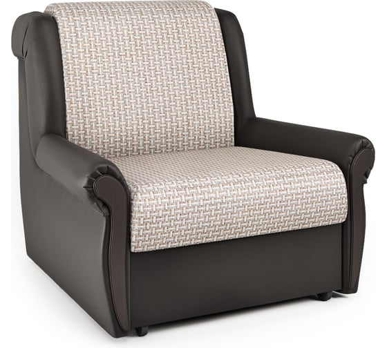 Изображение товара Кресло-кровать Шарм Аккорд М 90 Корфу беж и экокожа шоколад 170522104