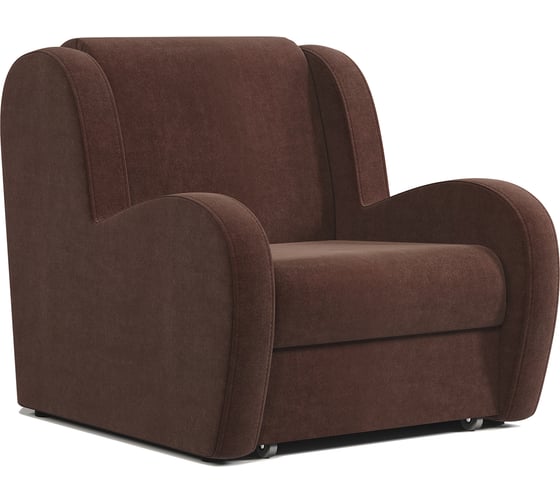 Изображение товара Кресло-кровать Шарм Барон 80 велюр Дрим шоколад 170523824