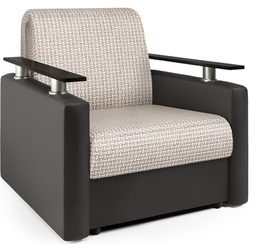 Изображение товара Кресло-кровать Шарм 70 Корфу беж и экокожа шоколад 170522277