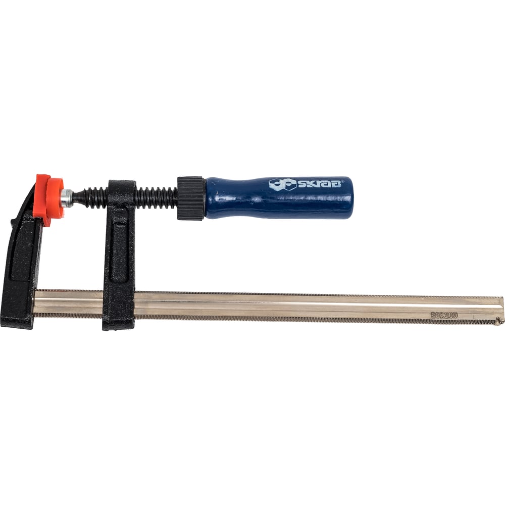 Изображение товара Реечная струбцина SKRAB 200х50 25152 для крепления дерева и металла
