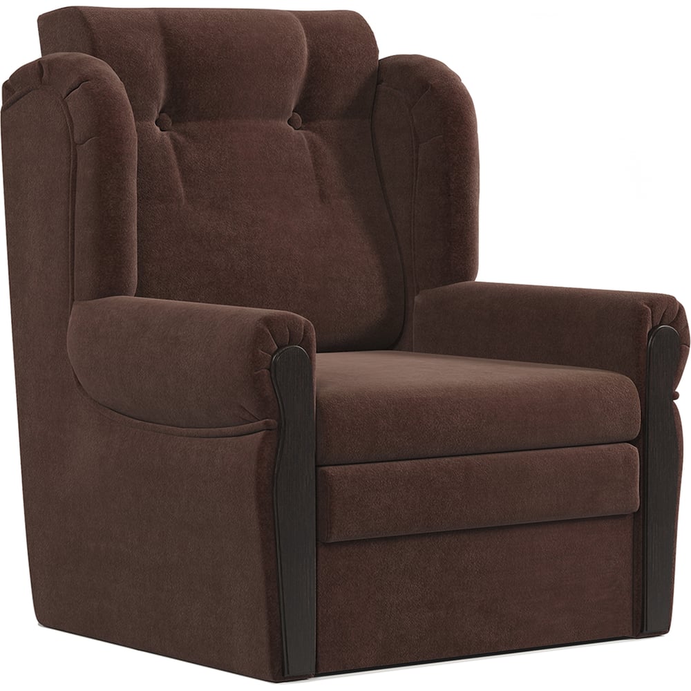 Изображение товара Кресло-кровать Шарм Классика М велюр Дрим шоколад 170523633