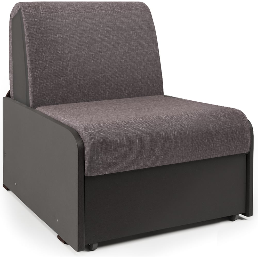 Изображение товара Кресло-кровать Шарм Коломбо БП 80 латте и экокожа шоколад современный стиль