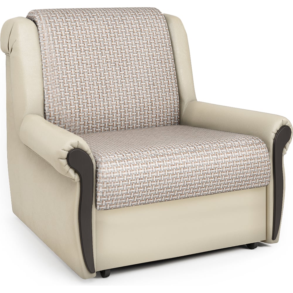 Изображение товара Кресло-кровать Шарм Аккорд М 90 с ящиком для белья бежевое