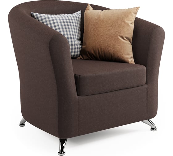 Изображение товара Кресло Шарм Евро шоколадная рогожка 11122101