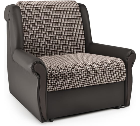 Изображение товара Кресло-кровать Шарм Аккорд М 80 Корфу коричневый и экокожа шоколад 170522086