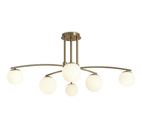 Изображение товара Потолочный светильник Freya Hanger 6хE14x60W Латунь FR5443CL-06BS