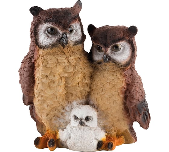 Изображение товара Садовая фигурка Park Семья сов H-24 см 169375