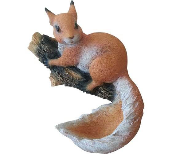 Изображение товара Навесная садовая фигурка Park Белка на ветке Н-25 см 169407