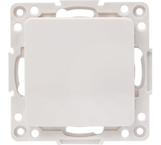 Изображение товара Механизм 1-клавишного проходного выключателя EKF PROxima Стокгольм, 10А, белый EYV10-025-10