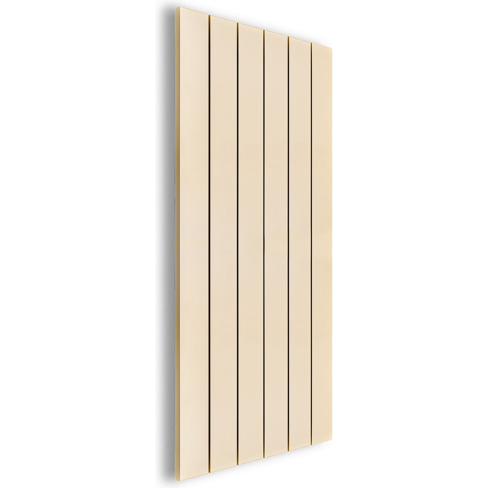 Изображение товара Секционный радиатор отопления MIVARMO 6 секций, горизонтальное/вертикальное подключение 200 см (жемчужно-белый) MA6-2000-1013