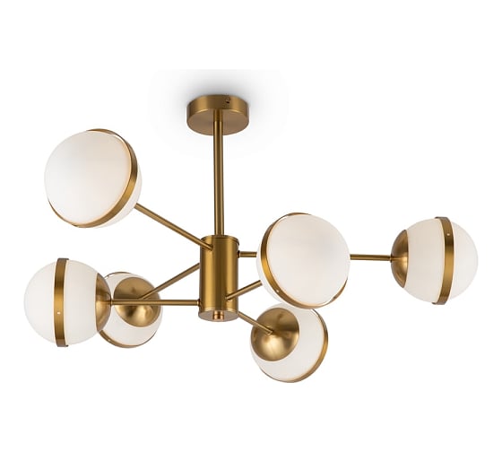 Изображение товара Подвесной светильник Freya Sonder 6хE27x60W Латунь FR5204PL-06BS