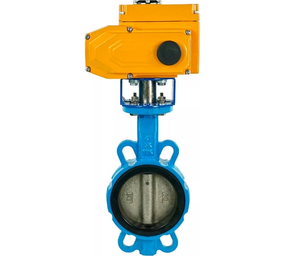 Изображение товара Затвор DN.ru дисковый GGG50-GGG40-EPDM Ду100 Ру16 с электроприводом QT-010 220В (4-20мА) D050-01758