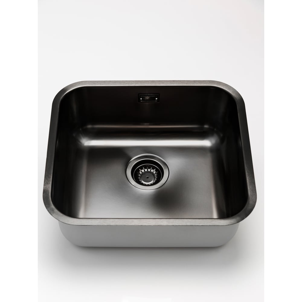 Изображение товара Кухонная мойка из нержавеющей стали GRANDex AQUA с PVD покрытием SELECT 49 ANTHRACITE