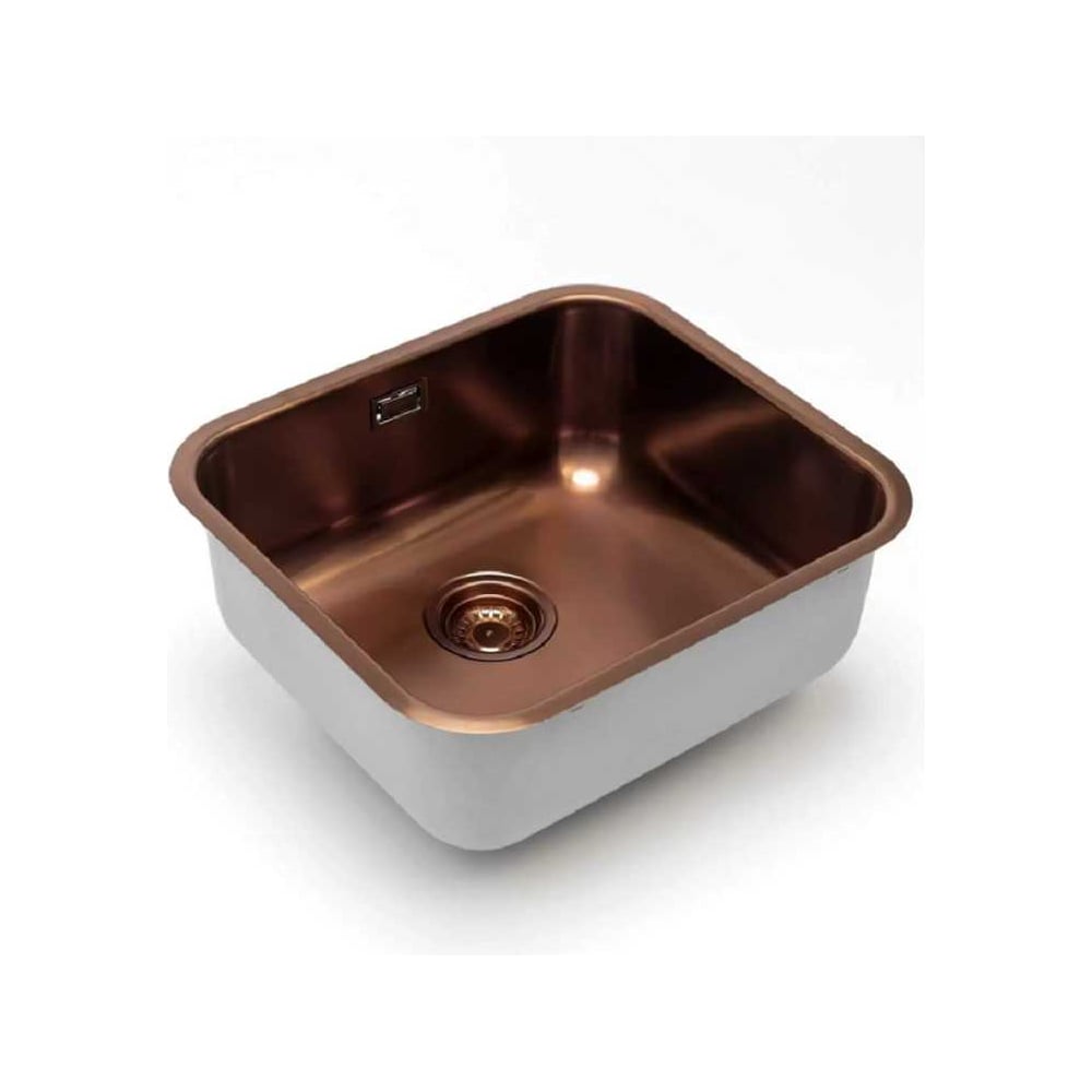 Изображение товара Кухонная мойка из нержавеющей стали GRANDex AQUA SELECT 49 COPPER с PVD покрытием