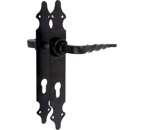 Изображение товара Ручка для врезного замка Amig 85 мм черная 110-280х45