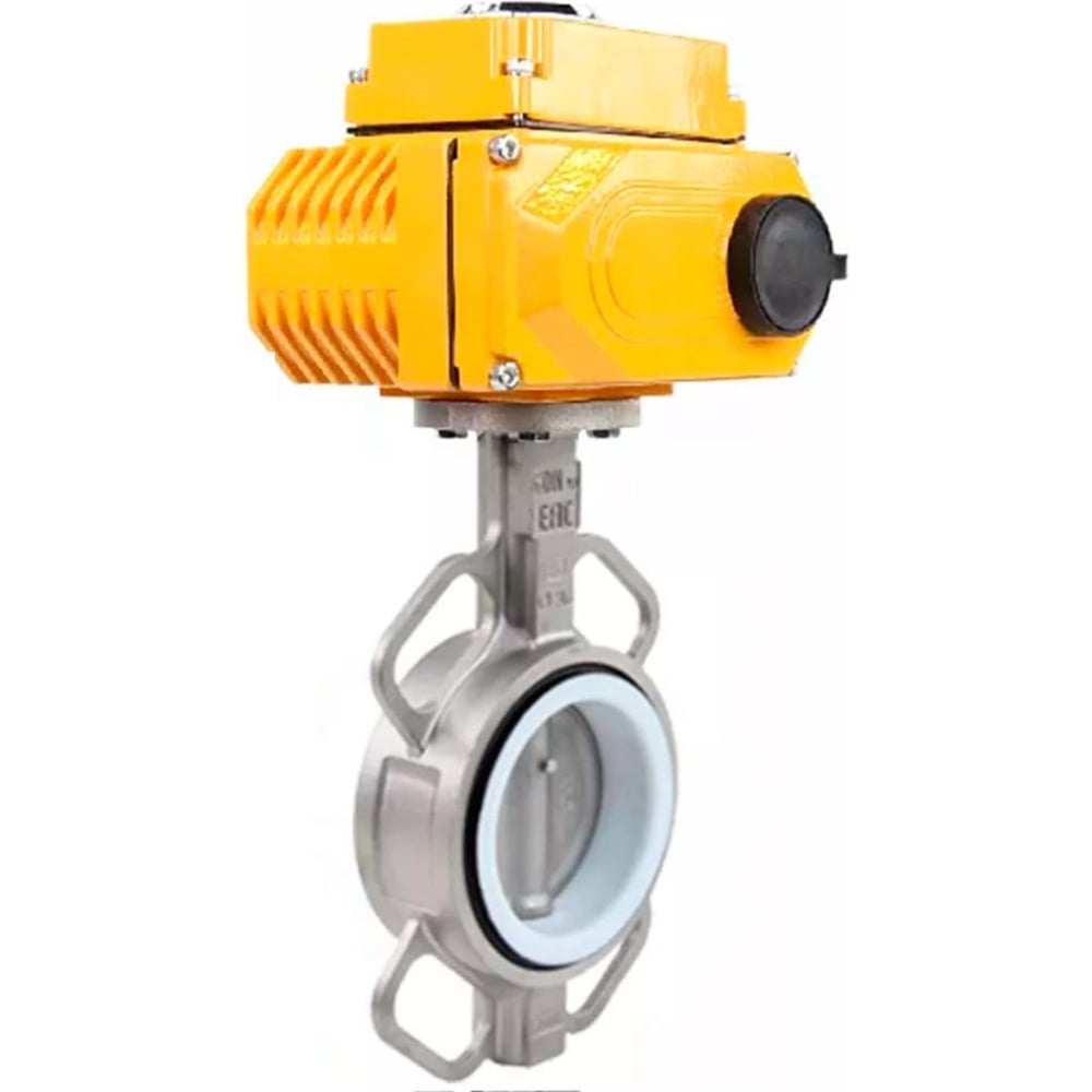 Изображение товара Затвор DN.ru 316L-PTFE Ду65 Ру16 с электроприводом QT-005 220В
