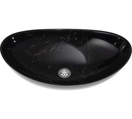 Изображение товара Раковина накладная Stella Polar Орион, золотой мрамор SP-00001506