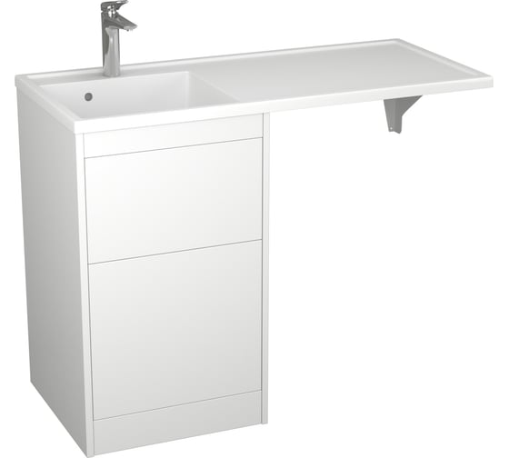 Изображение товара Тумба Veneciana Torre 45 под умыв-к "Magenta 1100" R/L и стиральную машинку, с 2-мя ящиками, напольная,белый 54512