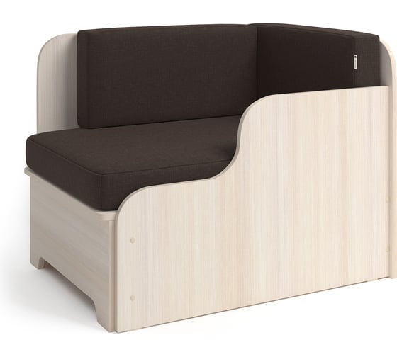 Изображение товара Кушетка Шарм Мелодия правый, шоколад 104210716