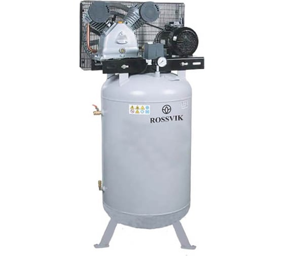 Изображение товара Поршневой компрессор ROSSVIK 10бар, ресивер вертикальный 270л, 380В/5,5кВ СБ4/Ф-270.LB75В