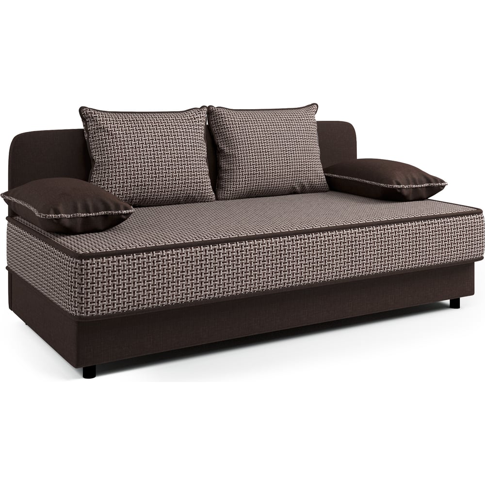 Изображение товара Кушетка Шарм Прима рогожка, современная кровать-кушетка с ящиком и механизмом подъема