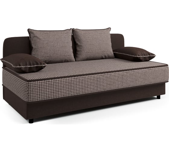 Изображение товара Кушетка Шарм Прима рогожка, шоколад и Корфу 403210027