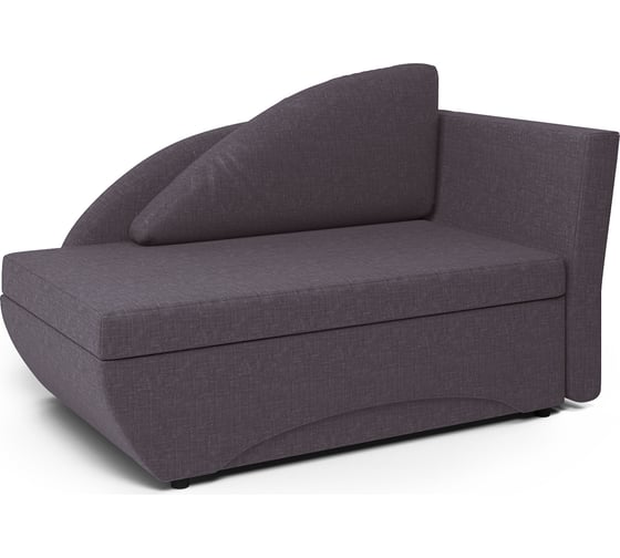 Изображение товара Кушетка Шарм Трио правый, рогожка, серый 403210041