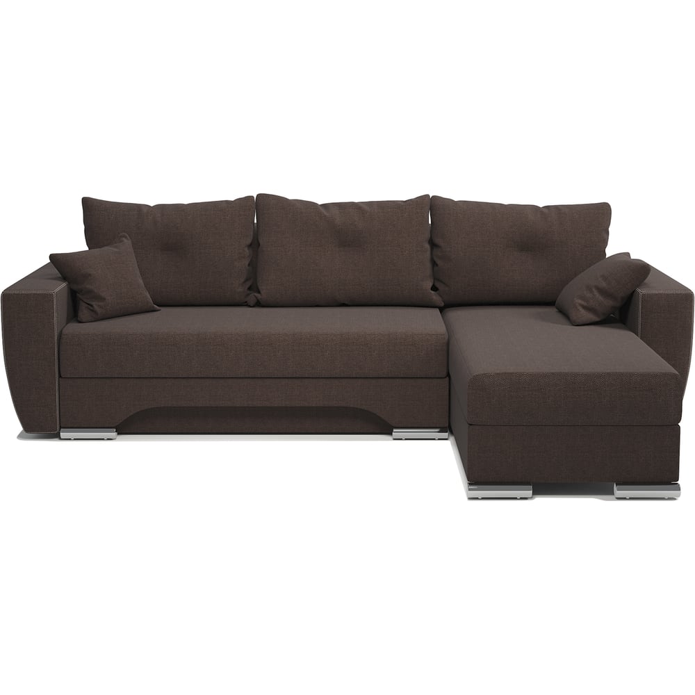 Изображение товара Угловой диван Шарм ЕвроШаг правый в велюре с механизмом еврокнижка