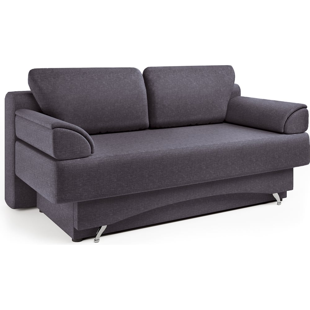 Изображение товара Диван-кровать Шарм Евро 130 серый современный механизм еврокнижка