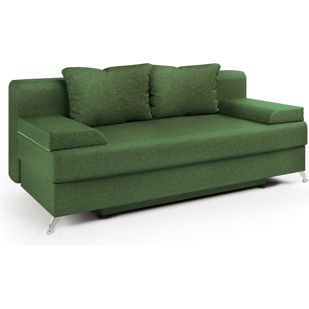 Изображение товара Диван-кровать Шарм Лайт зеленый 2504005 современный трансформер с ящиком