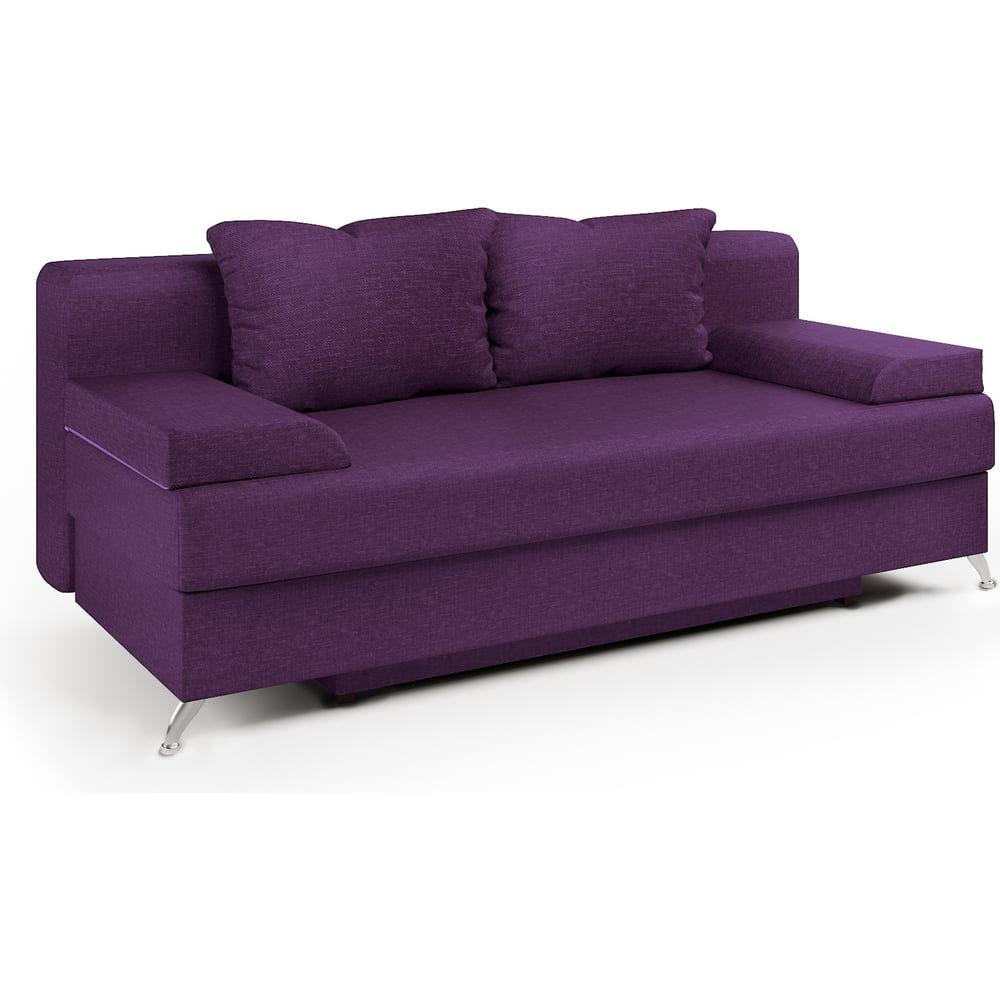 Изображение товара Диван-кровать Шарм Лайт фиолетовый современный дизайн 2 спальных места