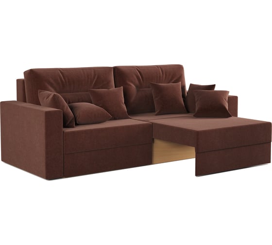 Изображение товара Диван-кровать Шарм Норд велюр, Дрим шоколад 24062026016