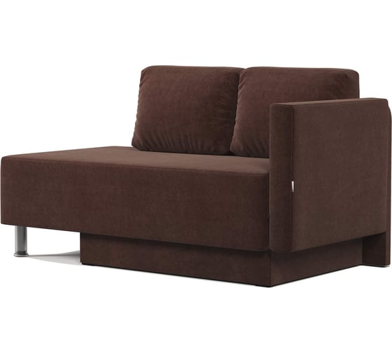 Изображение товара Кушетка Шарм Леон правый, велюр, Дрим шоколад 170523613