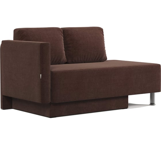Изображение товара Кушетка Шарм Леон левый, велюр, Дрим шоколад 170523616