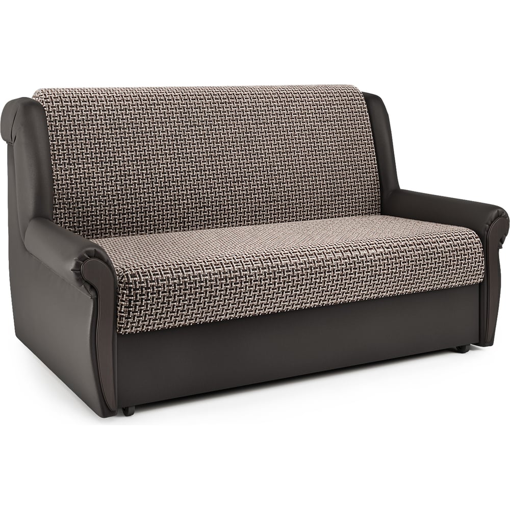 Изображение товара Диван-кровать Шарм Аккорд М 120 Корфу коричневый с ящиком для белья