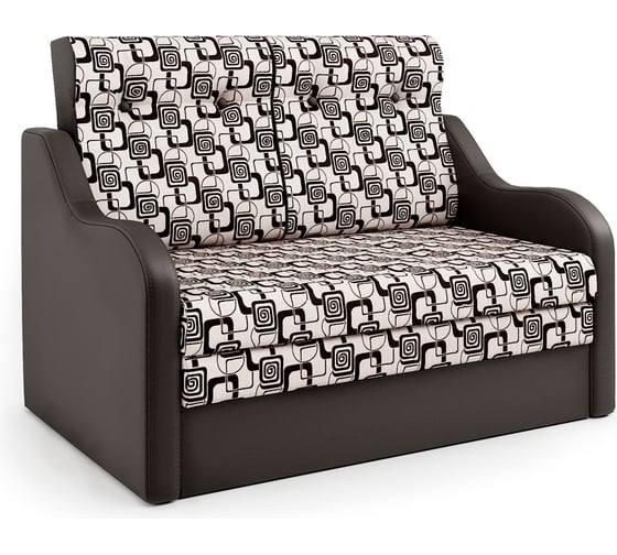 Изображение товара Диван-кровать Шарм Классика 2В шоколад и ромб 28030029