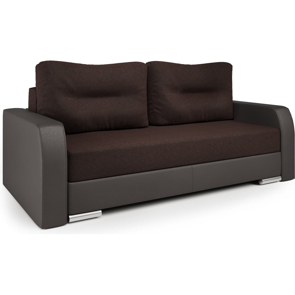 Изображение товара Диван-кровать Шарм Симфония 150 коричневый современный механизм еврокнижка