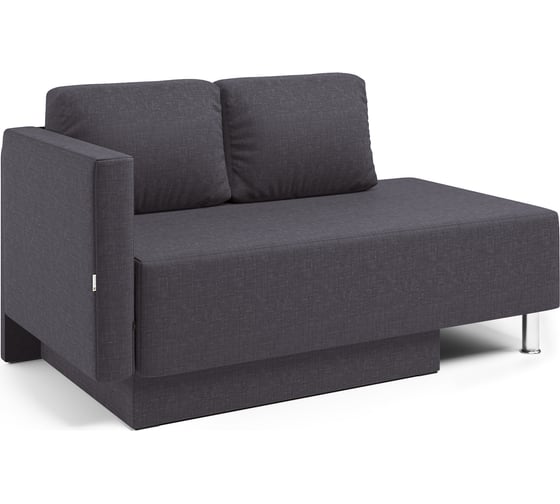 Изображение товара Кушетка Шарм Леон левый, рогожка, серый 403210071