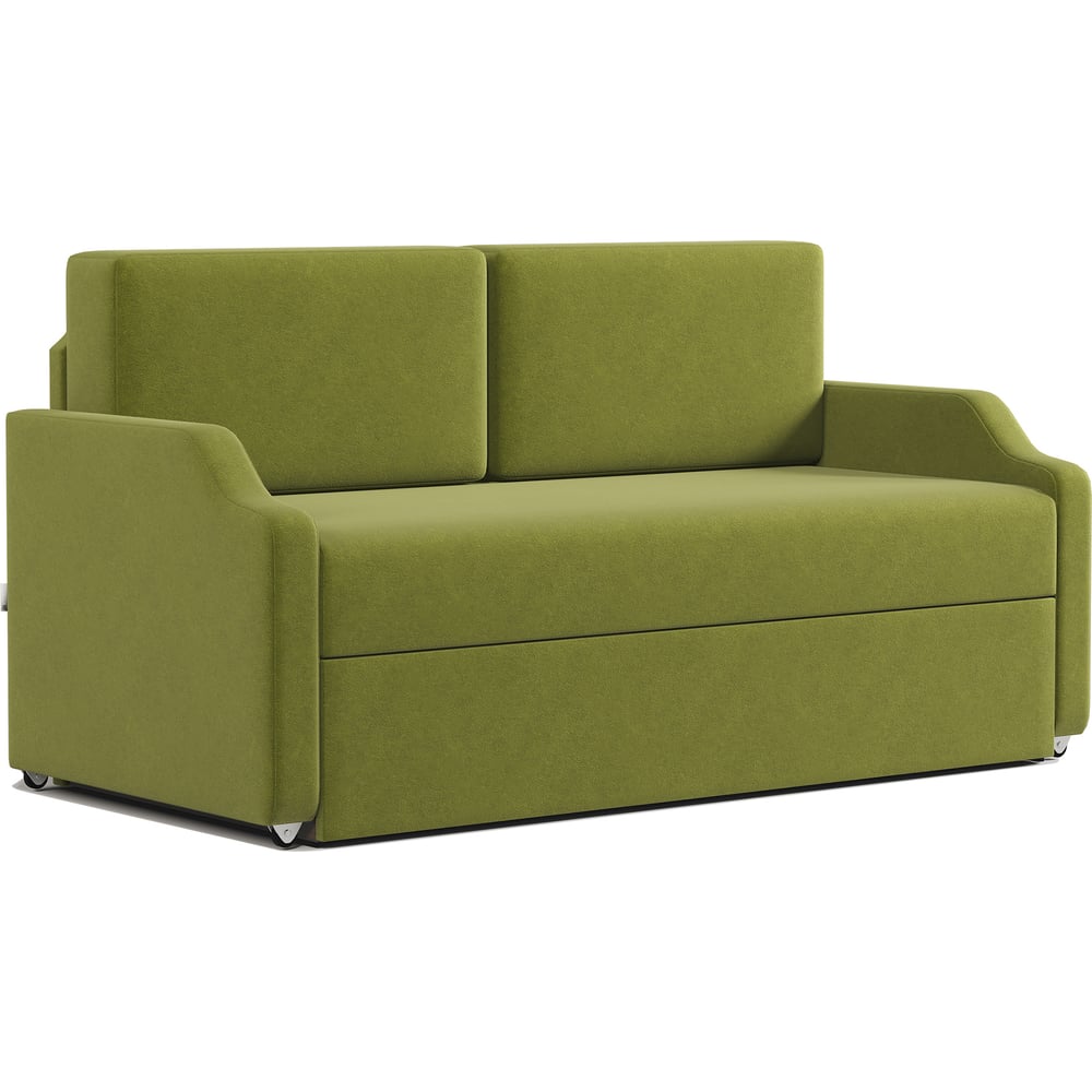 Изображение товара Кушетка Шарм Малыш велюр Дрим Эппл современная раскладная со ящиком