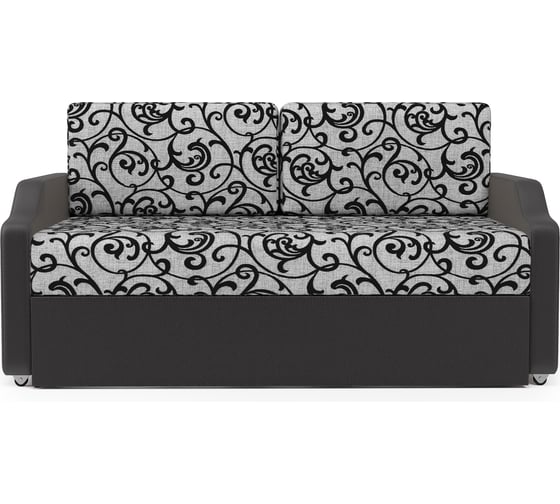 Изображение товара Кушетка Шарм Малыш шенилл, узоры+экокожа, коричневый 1910328